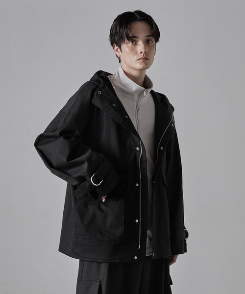 「CLEL」 マウンテンパーカー M グレイッシュベージュ メンズ_画像5