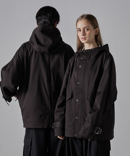 「CLEL」 マウンテンパーカー M グレイッシュベージュ メンズ_画像6