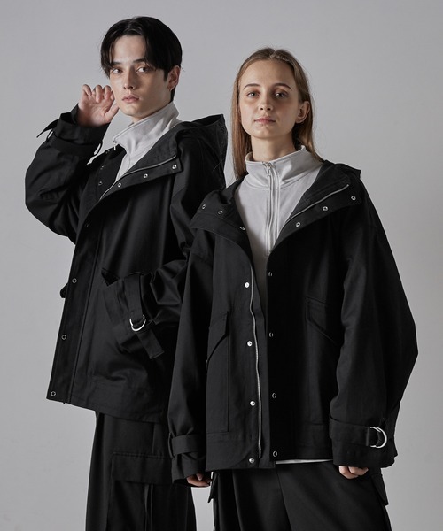 「CLEL」 マウンテンパーカー M グレイッシュベージュ メンズ_画像7