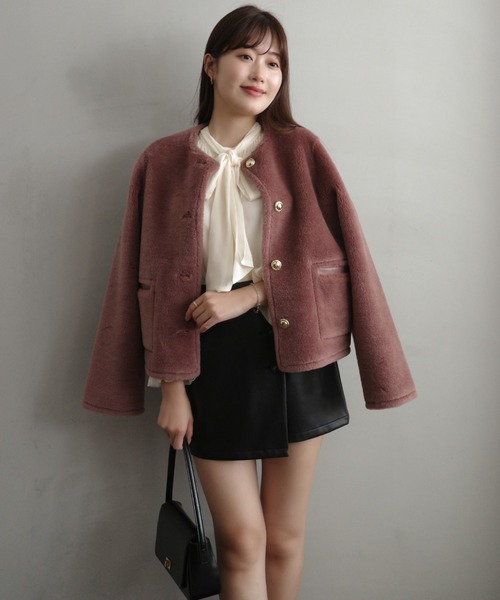 「Her lip to」 ジャケット M ベージュ レディース_画像3