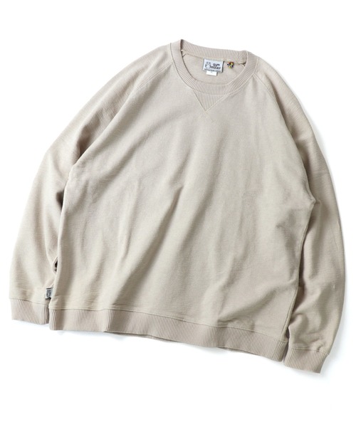 「gym master」 スウェットカットソー LARGE グレイッシュブルー メンズ_画像2