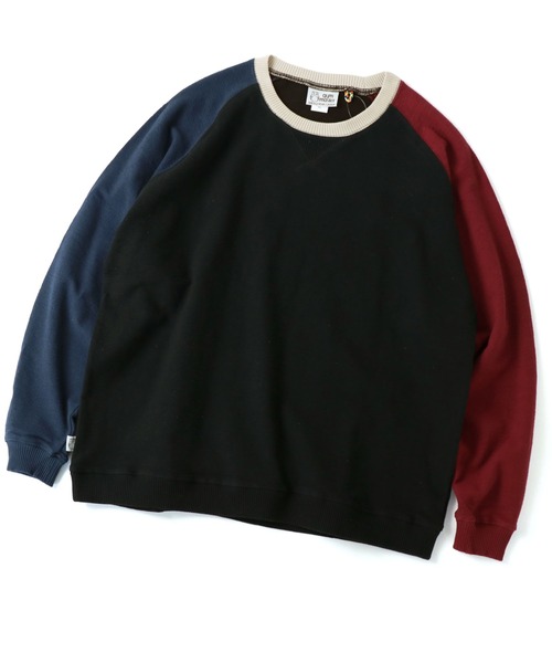 「gym master」 スウェットカットソー LARGE グレイッシュブルー メンズ_画像3