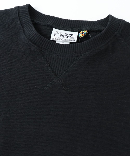 「gym master」 スウェットカットソー LARGE グレイッシュブルー メンズ_画像5
