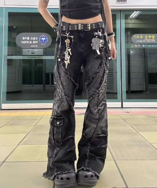 lilful ワイドパンツ ジーンズ デニム デニムパンツ 「26年春夏新作