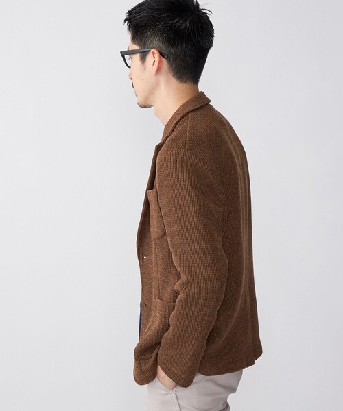 【未使用級美品タグ付き】シップスSHIPS REDAウール テーラードジャケット SHIPS（シップス） テーラードジャケット SMALL ロイヤルブルー メンズ