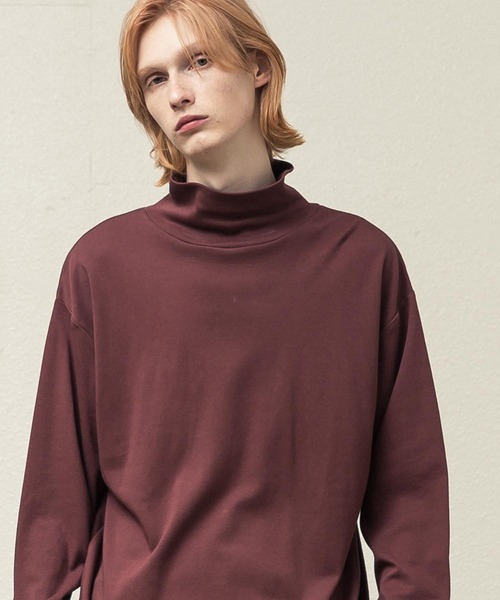 「SLICK」 長袖Tシャツ 2 レンガ メンズ_画像5