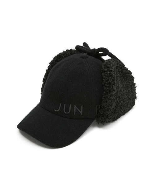 ジュン アンド ロペ　JUN & ROPE　ボア耳当て付きキャップ　レディス JUN&ROPE'（ジュンアンドロペ） キャップ 帽子 ボア耳当て付きキャップ
