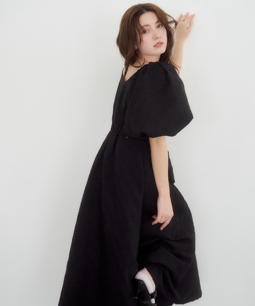「mellowneon」 半袖ワンピース MEDIUM アイボリー レディース_画像4