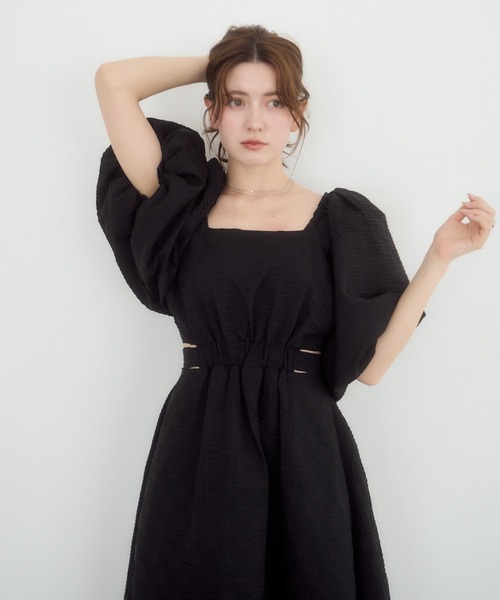 「mellowneon」 半袖ワンピース MEDIUM アイボリー レディース_画像6