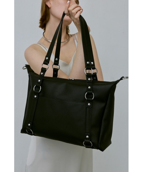 un/neu ボストンバッグ ヴィンテージライク2WAYリングボストン / A4