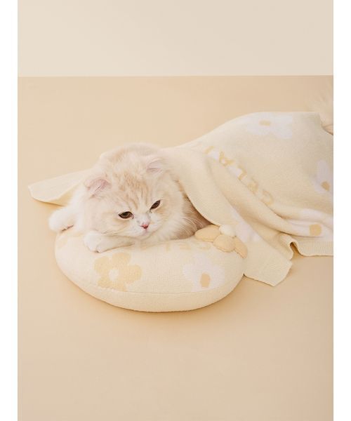 gelato pique（ジェラートピケ） 「CAT＆DOG」スムーズィーフラワー