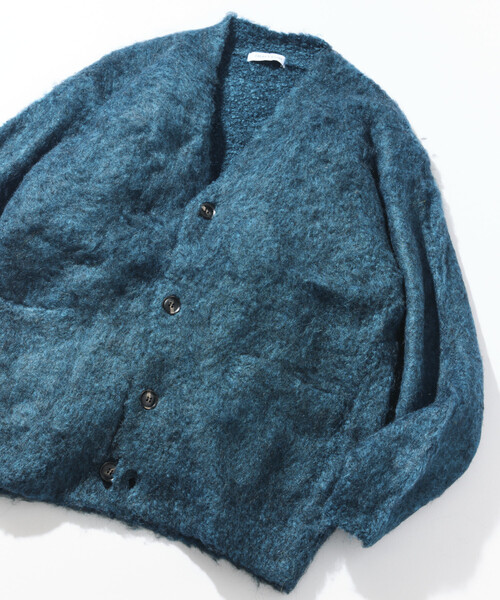 FREAK'S STORE（フリークスストア） ニットカーディガン SMALL ブルー