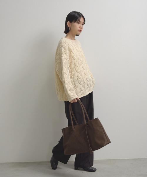 「Shelly island」 長袖ニット FREE ベージュ レディース_画像7