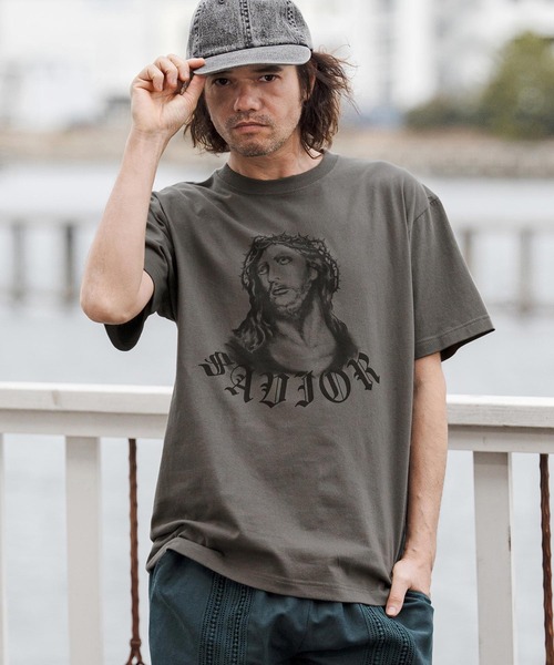 CAMBIO（カンビオ） tシャツ mt10270- プリントT（Jesus） Tシャツ