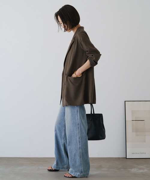 「LOUNGEDRESS」 テーラードジャケット FREE グリーン レディース