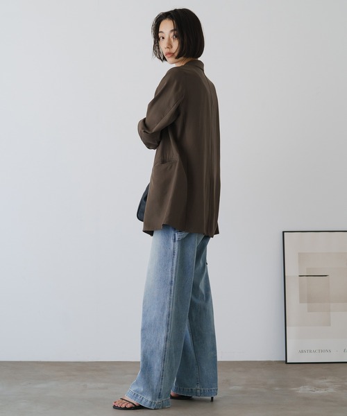 「LOUNGEDRESS」 テーラードジャケット FREE グリーン レディース