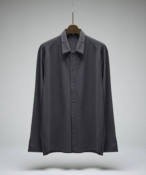 メンズ シルク シャツ カーディガン DESIGNWORKS（デザインワークス） シャツ シルクブレンド シャツ