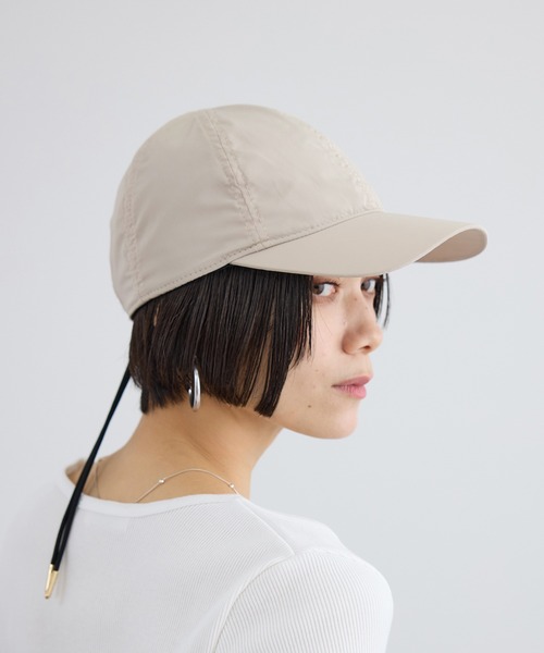 uvカット キャップ 帽子 「WEB限定」ストール付き2WAYキャップ / UVカット・撥水 レディースの画像
