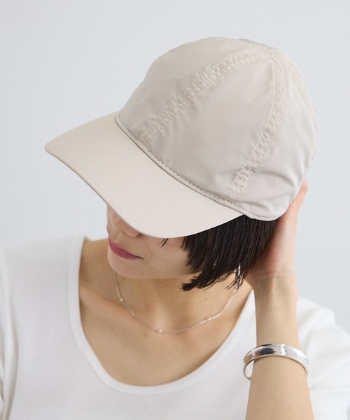 uvカット キャップ 帽子 「WEB限定」ストール付き2WAYキャップ / UVカット・撥水 レディースの画像