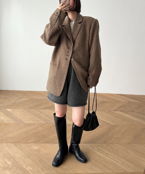 「CANAL JEAN」 「El mar」セットアップ ONE SIZE チャコールグレー レディースの画像