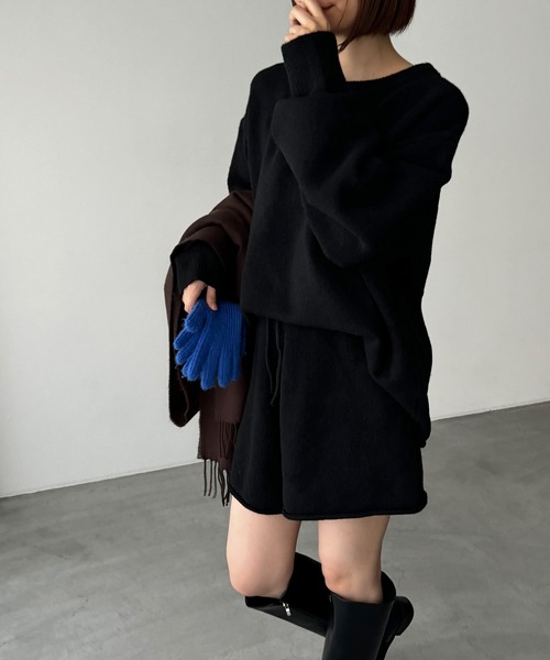 「CANAL JEAN」 「El mar」セットアップ ONE SIZE チャコールグレー レディースの画像