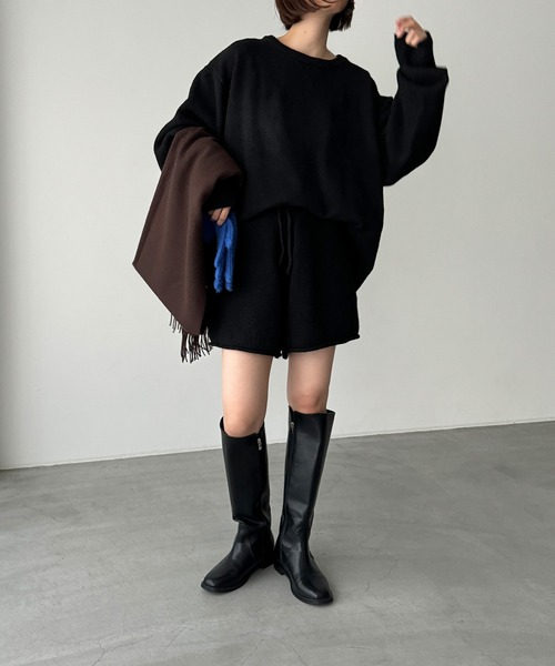 「CANAL JEAN」 「El mar」セットアップ ONE SIZE チャコールグレー レディースの画像