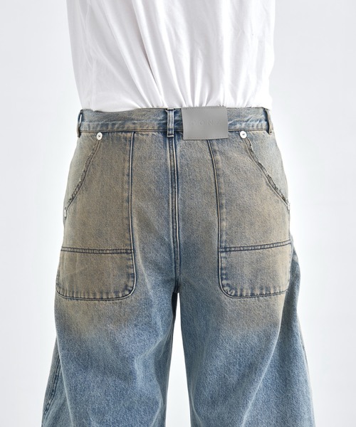 CONZ ジーンズ distressed curve denim (mens) メンズ : ZOZOTOWN