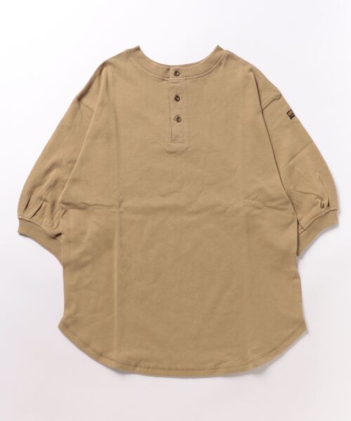 「KRIFF MAYER Lady's Collection」 半袖ワンピース LARGE ベージュ レディース_画像5