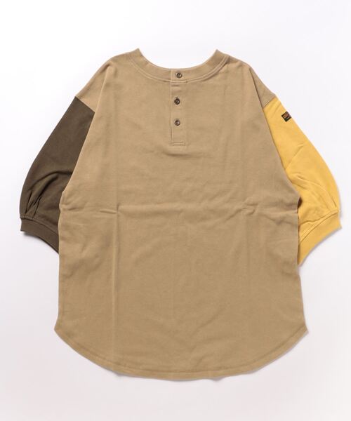 「KRIFF MAYER Lady's Collection」 半袖ワンピース LARGE ベージュ レディース_画像6