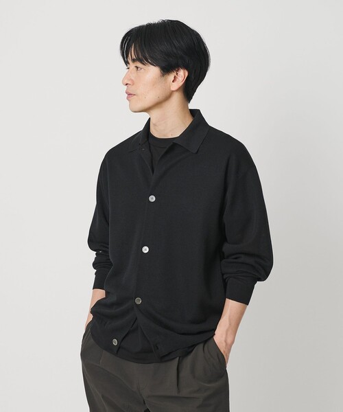 BEAUTY＆YOUTH UNITED ARROWS カーディガン シアー ミラノ ポロ