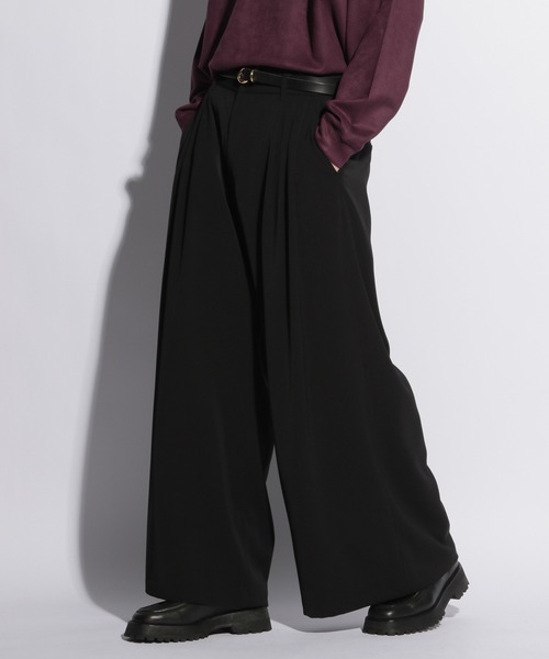 「HARE」 スラックス SMALL ブラック メンズ