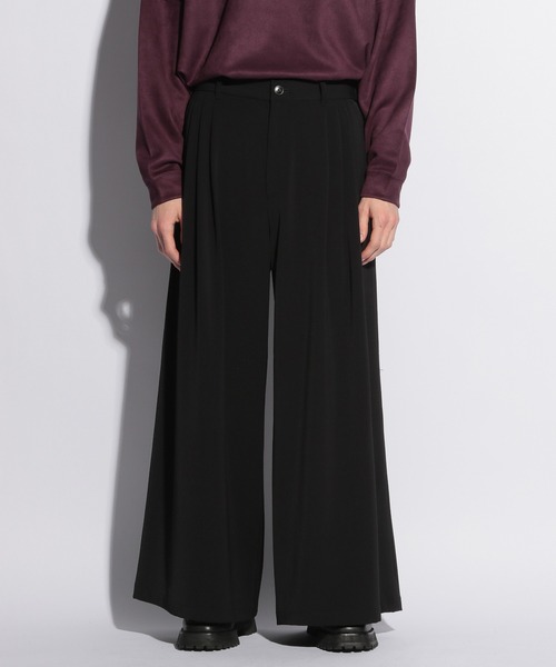 「HARE」 スラックス SMALL ブラック メンズ