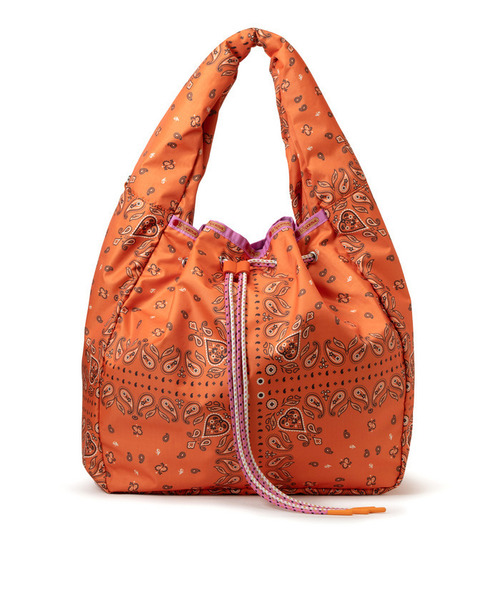 トートバッグ DBL DRAWST MARCHE BAG サンセットバンダナ レディースの画像