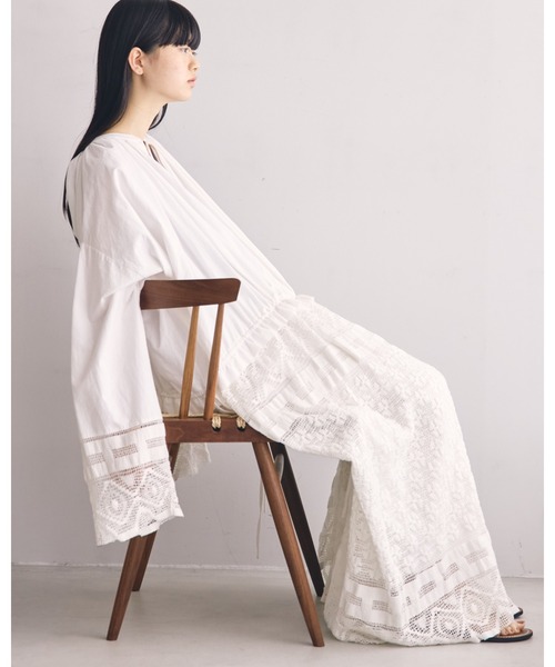 「TODAYFUL」 長袖ワンピース 38inch ブラック レディース_画像9