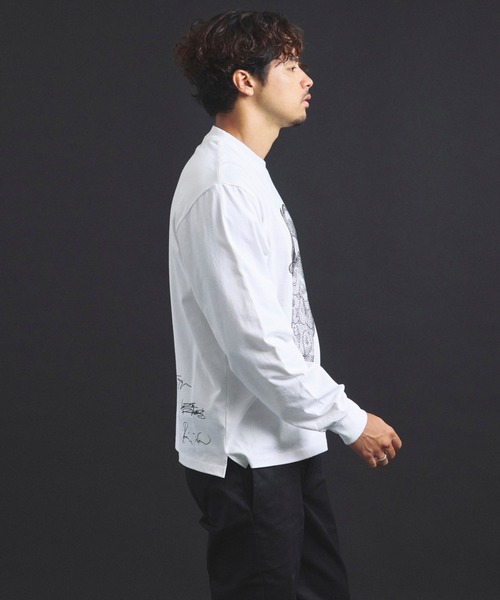 「JACKROSE」 長袖Tシャツ X-LARGE ホワイト メンズ_画像7