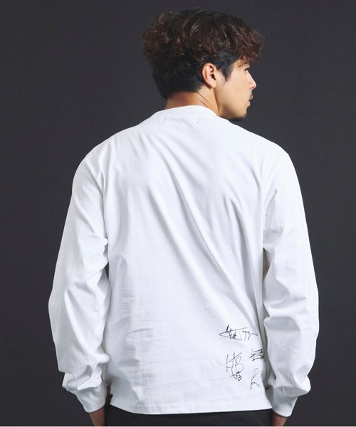 「JACKROSE」 長袖Tシャツ X-LARGE ホワイト メンズ_画像9