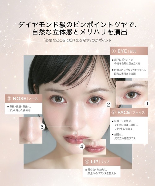 PERFECT DIARY（パーフェクトダイアリー） ハイライト シェーディング