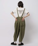 サロペット オーバーオール FINEリネンコク...の詳細画像5