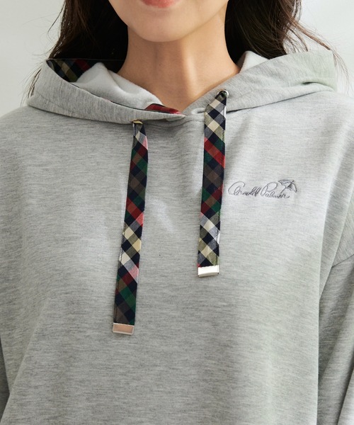 「Arnold Palmer」 長袖ワンピース M 杢グレー レディース_画像2