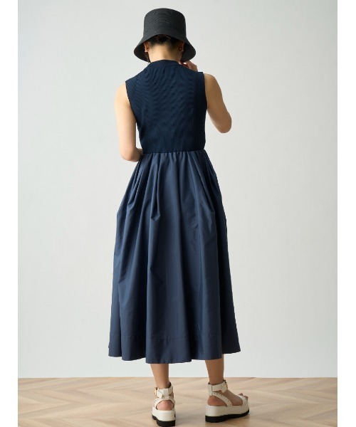 「CELFORD」 ドッキングワンピース 38 ベージュ レディース_画像5