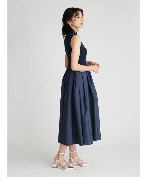 「CELFORD」 ドッキングワンピース 38 ベージュ レディース_画像7