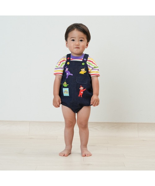 ベビー服 ロンパース 「6/12(金)発売」テレタビーズサロペットダルマ 