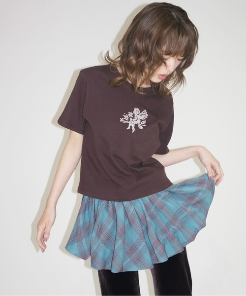 「musubore」 ミニスカート FREE グリーン レディース_画像8