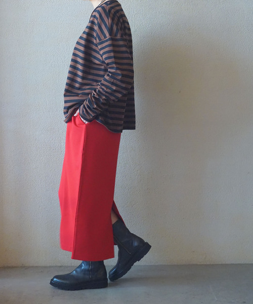 「JOURNAL STANDARD LUXE」 長袖カットソー FREE ネイビー レディース_画像5