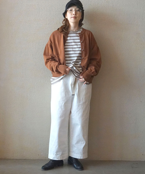 「JOURNAL STANDARD LUXE」 長袖カットソー FREE ネイビー レディース_画像6