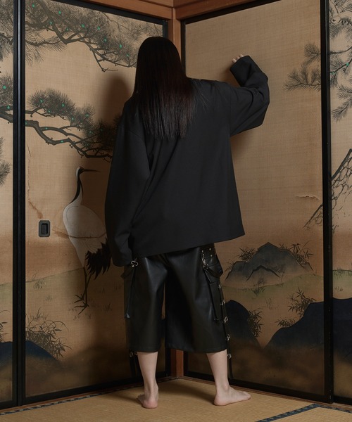 「狐独」 「Ellno Loset」テーラードジャケット SMALL ブラック メンズ_画像6