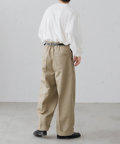 「epnok」 チノパンツ SMALL ベージュ メンズ_画像6