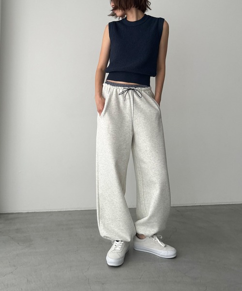 「CANAL JEAN」 ノースリーブトップス ONE SIZE ブラック レディース_画像4