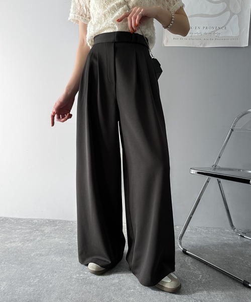 「classicalelf」 スラックス X-LARGE ブラウン レディース_画像5