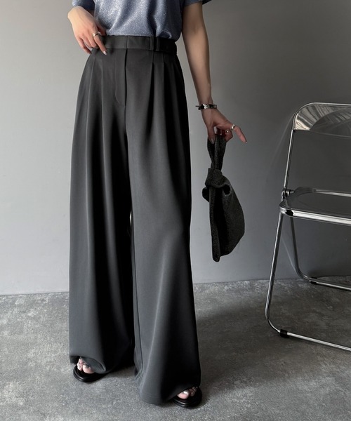 「classicalelf」 スラックス X-LARGE ブラウン レディース_画像6